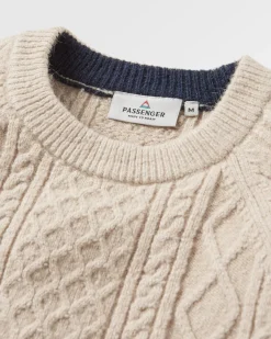 Sandbar Kabelstrickpullover - Stein