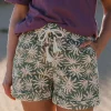 Santosa Bio-Baumwolle Cord-Shorts - Seegras Pistazie