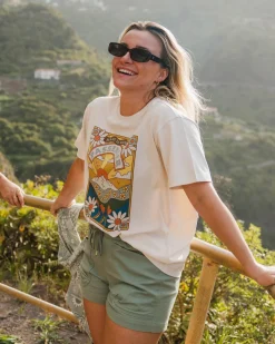 Seasonal Oversized T-Shirt aus recycelter Baumwolle - Birke