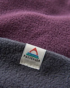Set Off Recycelte Polarfleece Mütze - Tiefes Pflaume/Kohle