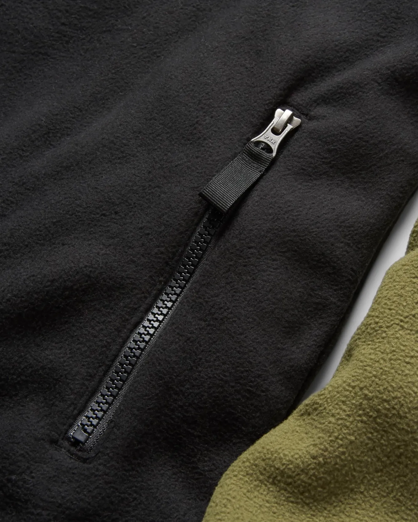 Set Off recycelter Polar 1/4 Zip Fleece - Khaki
