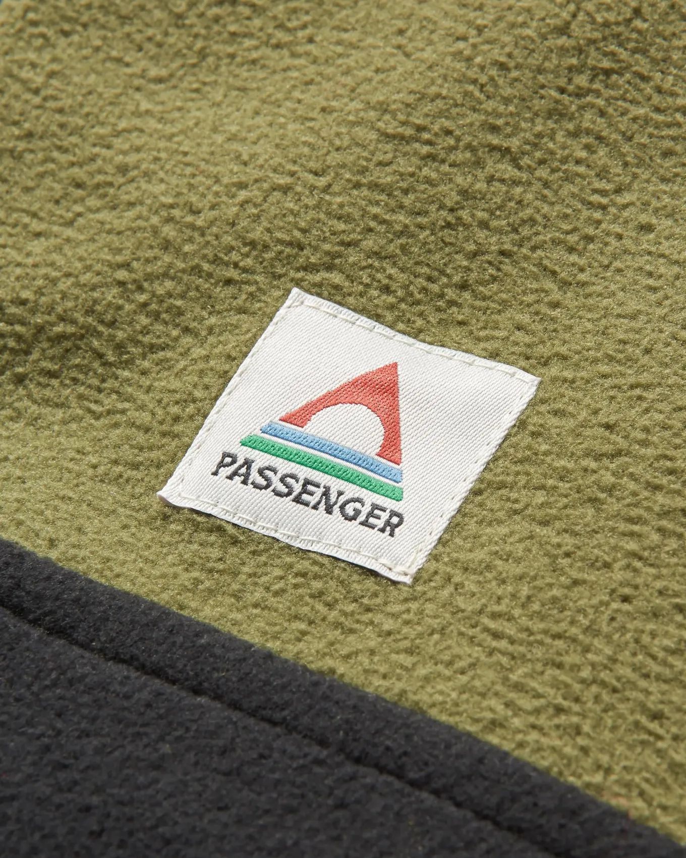 Set Off recycelter Polar 1/4 Zip Fleece - Khaki