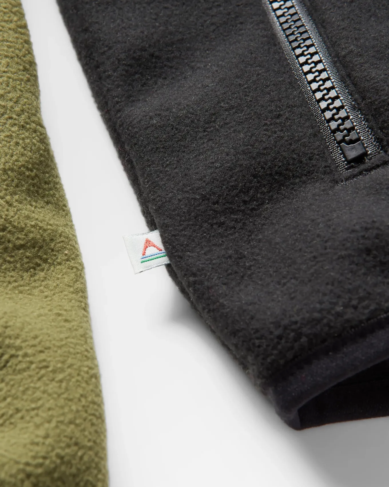 Set Off recycelter Polar 1/4 Zip Fleece - Khaki