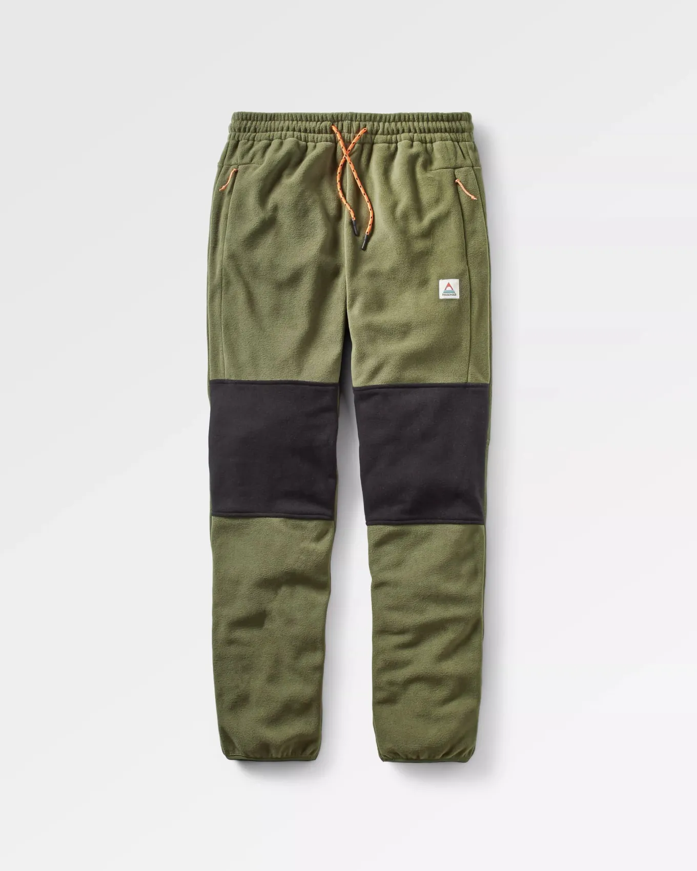 Set off recycelter Polar-Fleece-Jogger - Echtes Schwarz/ Khaki