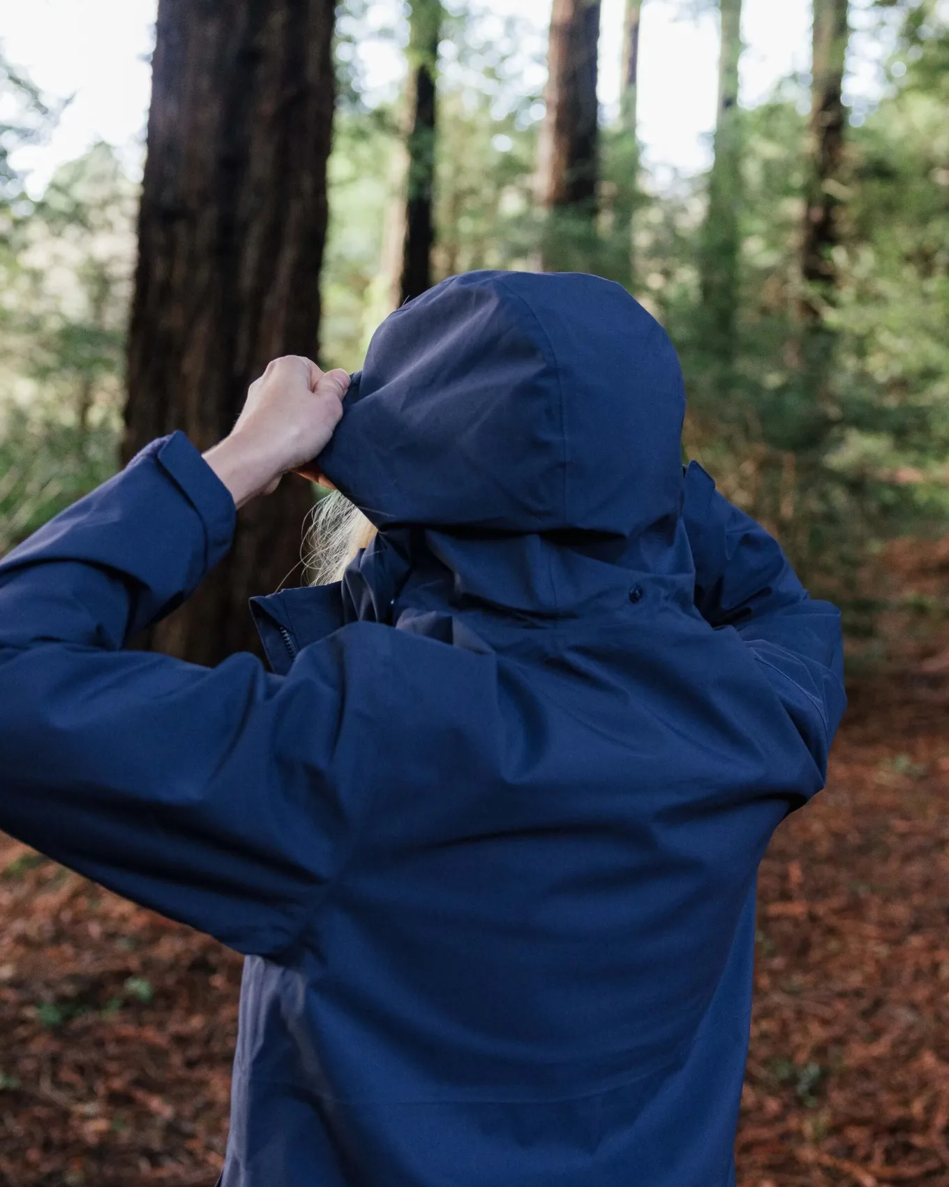 Skyline Recycelte Wasserabweisender Smock - Tiefes Marineblau