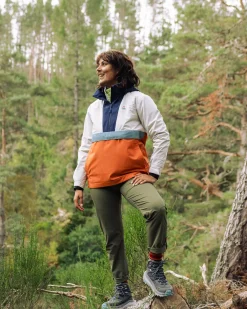 Skyline Recycelte Wasserabweisender Smock - Verbranntes Orange/Birke