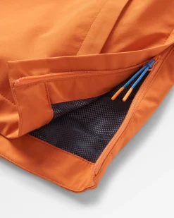 Skyline Recycelte Wasserabweisender Smock - Verbranntes Orange/Birke
