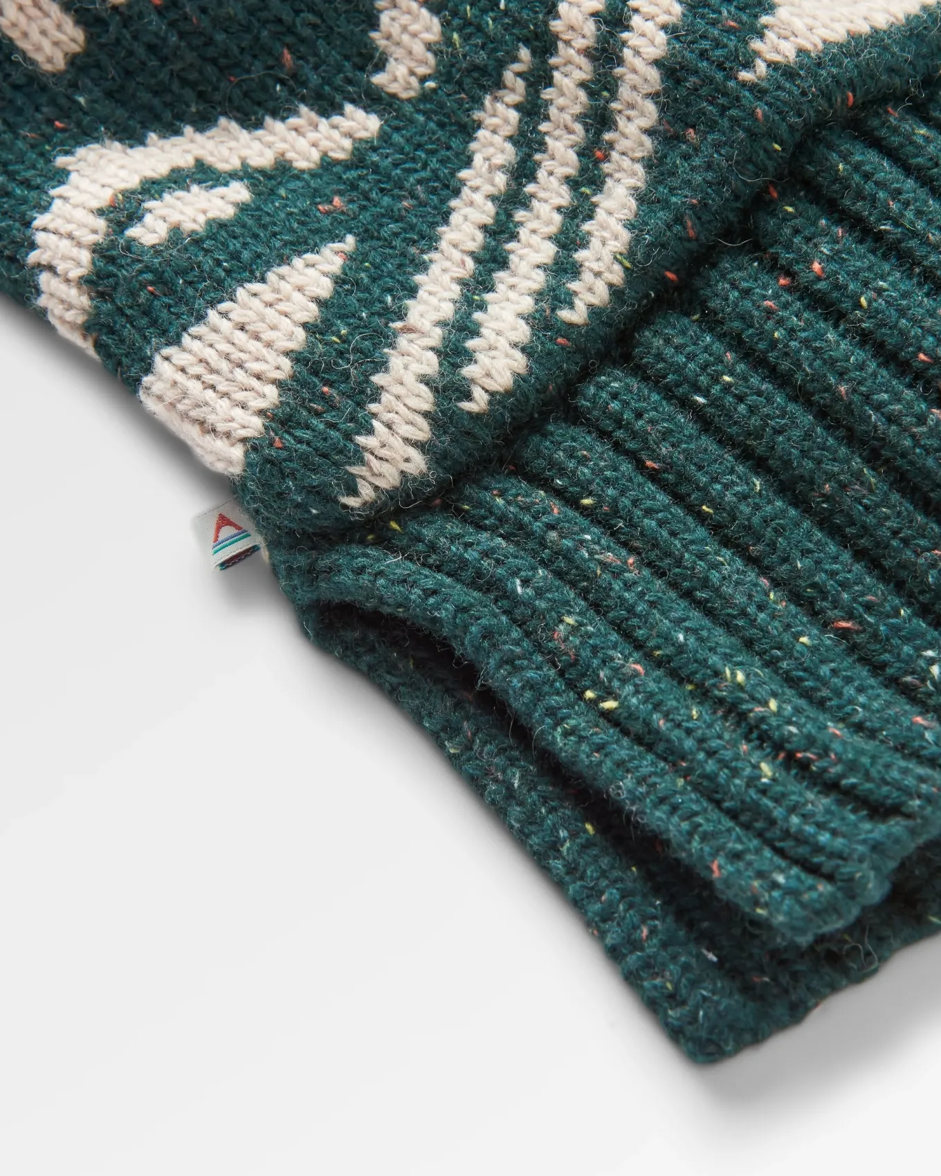 Snoozle Recycelter gestrickter Kapuzencardigan - Regenwald