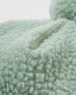 Snow Recycelte Sherpa Beanie - Pistazie