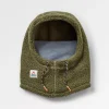 Snowdrift Recyceltes Fleece-Kapuzenoberteil - Khaki