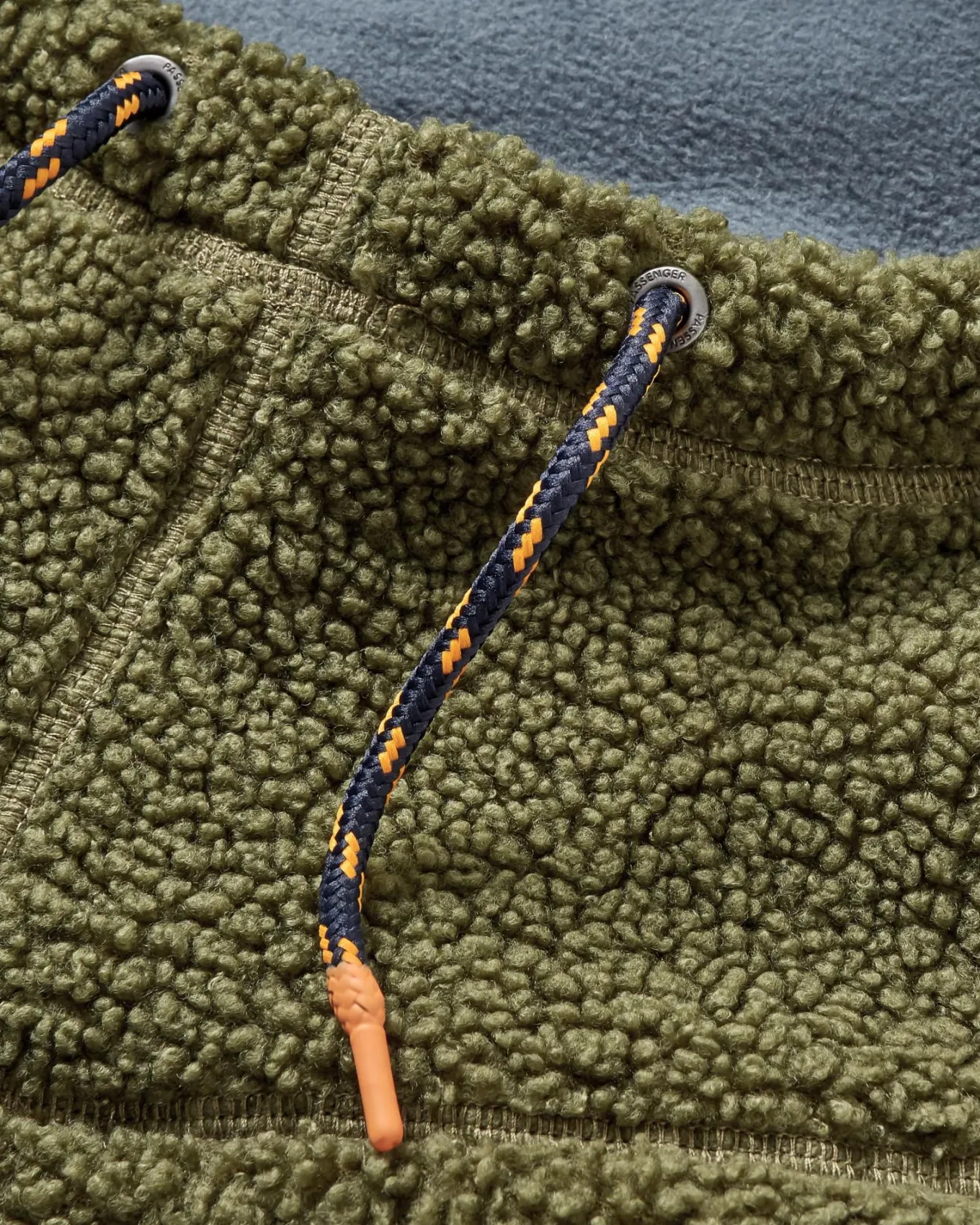 Snowdrift Recyceltes Fleece-Kapuzenoberteil - Khaki