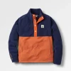 Snowdrop Pullover aus recyceltem Polartec® Fleece - Tiefes Marineblau