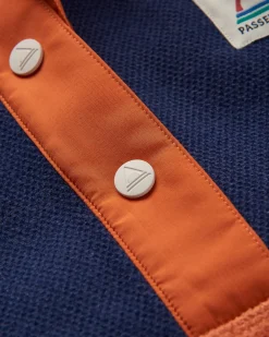 Snowdrop Pullover aus recyceltem Polartec® Fleece - Tiefes Marineblau