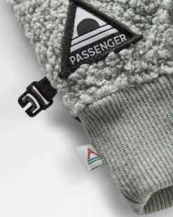 Snowfall 2.0 recycelte Sherpa-Handschuhe - Pistazie