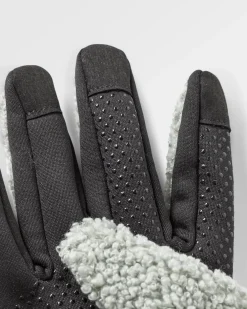 Snowfall 2.0 recycelte Sherpa-Handschuhe - Pistazie