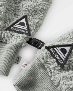 Snowfall 2.0 recycelte Sherpa-Handschuhe - Pistazie