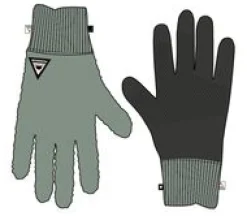 Snowfall 2.0 recycelte Sherpa-Handschuhe - Pistazie