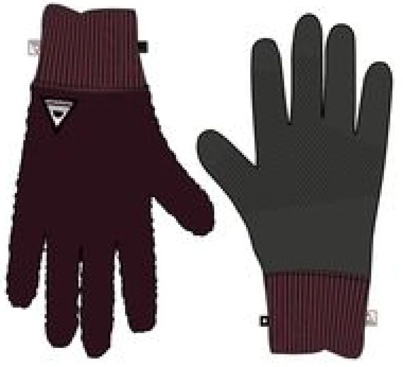 Snowfall 2.0 recycelte Sherpa-Handschuhe - Weinrot