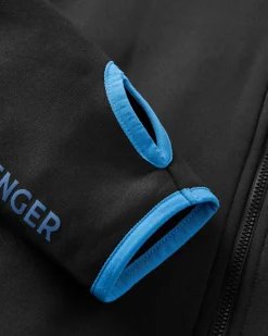 Solitude Recycelter Polartec® Fleece Kapuzenpullover - Schwarz