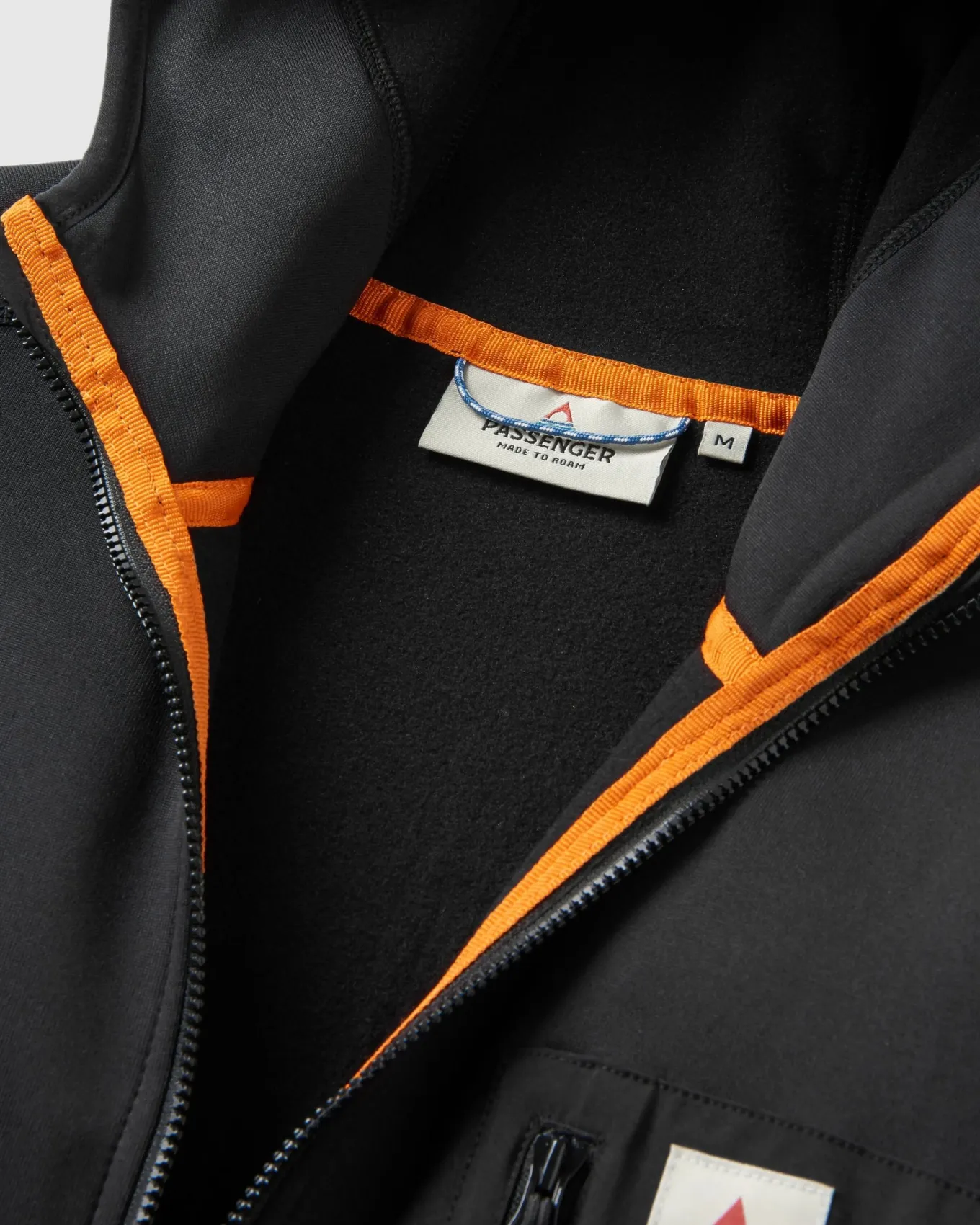 Solitude Recycelter Polartec® Fleece Kapuzenpullover - Schwarz