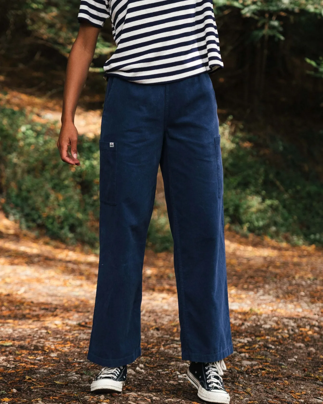 Someday Bio Cordhose - Dunkler Denim