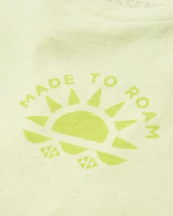 Sunburst Organic T-Shirt - Soft Lime Juice