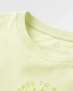 Sunburst Organic T-Shirt - Soft Lime Juice