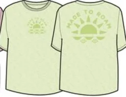 Sunburst Organic T-Shirt - Soft Lime Juice