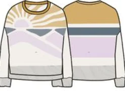 Sunsets Recycelter Oversized Strickpullover - Marshmallow
