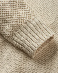 Swell Strickpullover - Cremefarben