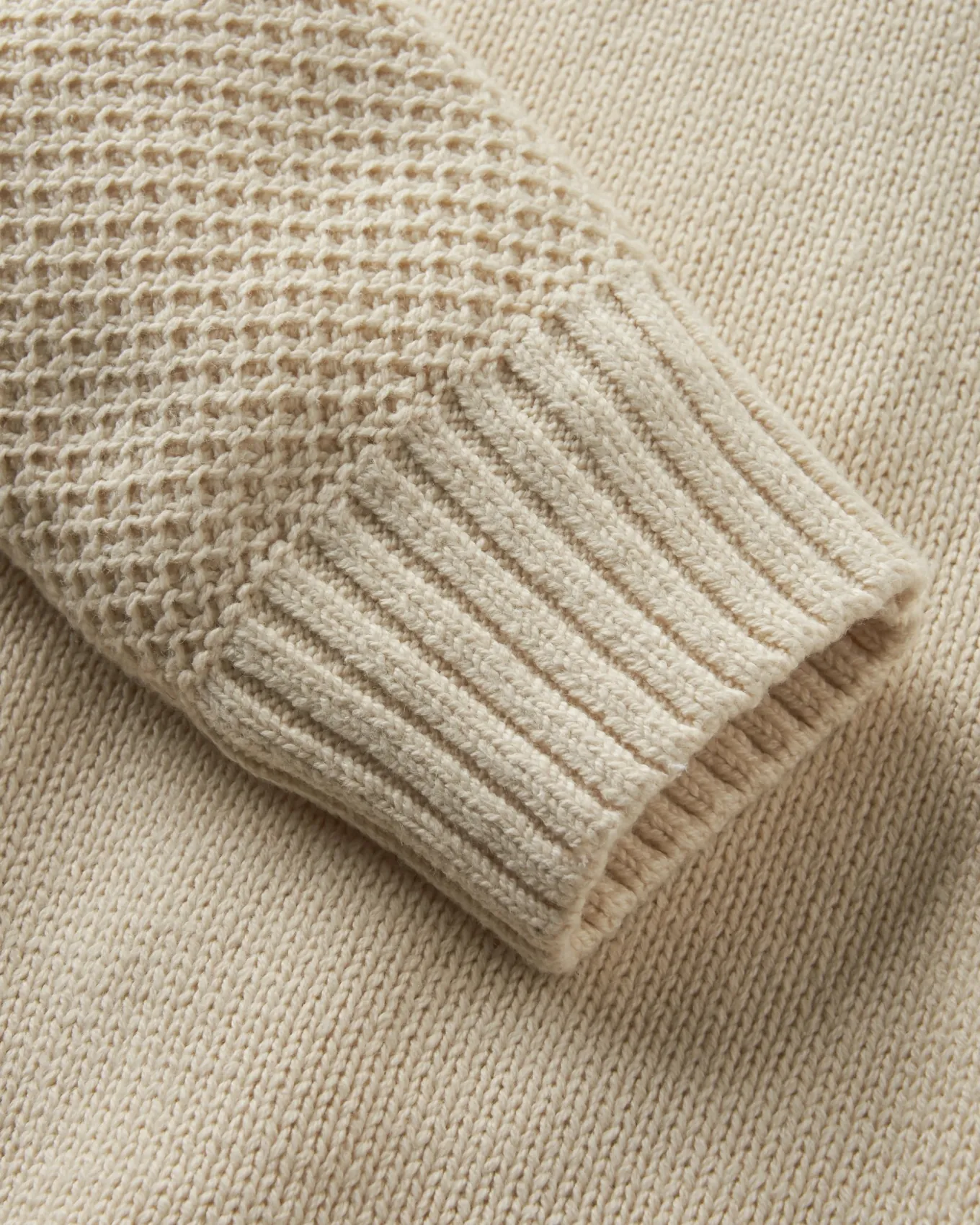 Swell Strickpullover - Cremefarben