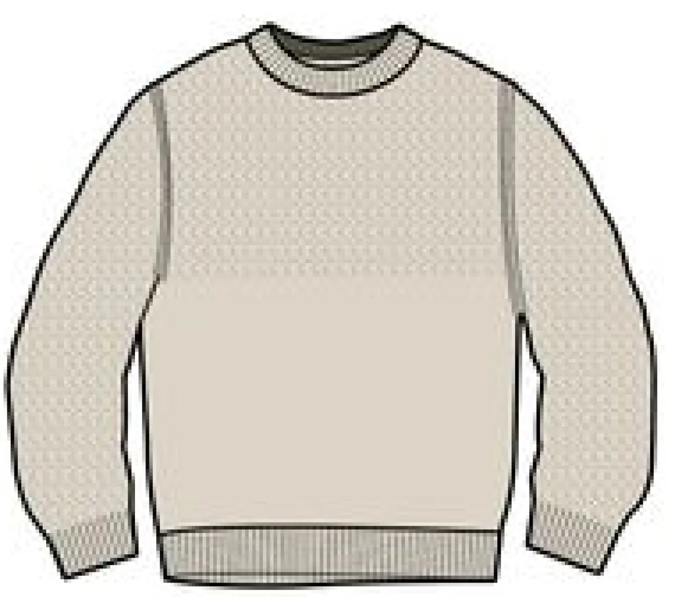 Swell Strickpullover - Cremefarben