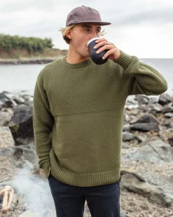 Swell Strickpullover - Khaki