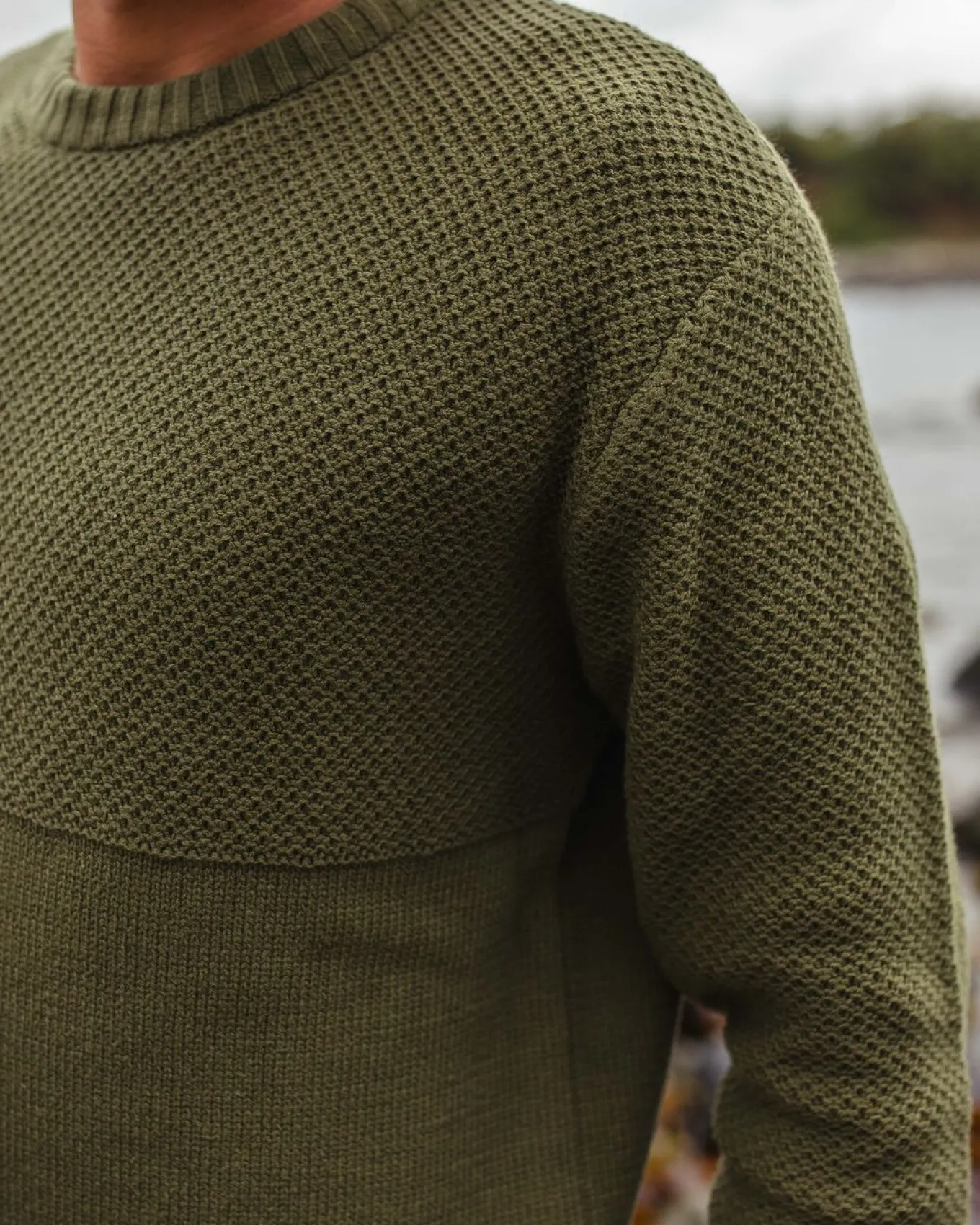 Swell Strickpullover - Khaki