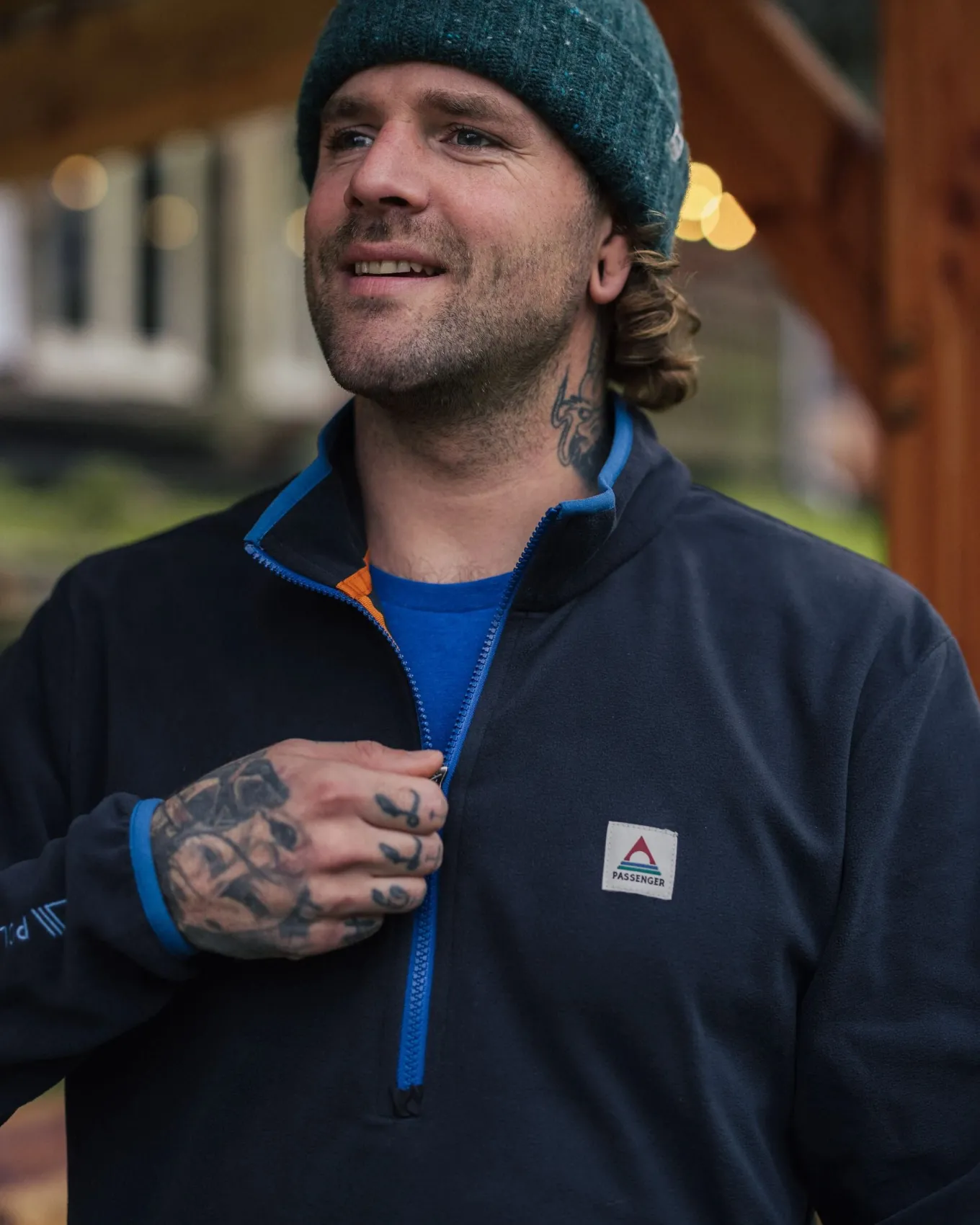 Switchback recyceltes Micro Polartec® Fleece - Schwarz