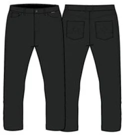 365 5 Taschenhose - Schwarz