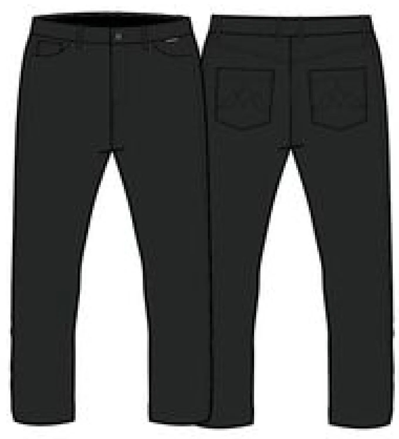 365 5 Taschenhose - Schwarz