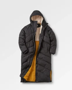 Tasman Recycled 2.0 lange, isolierte Jacke - Schwarz