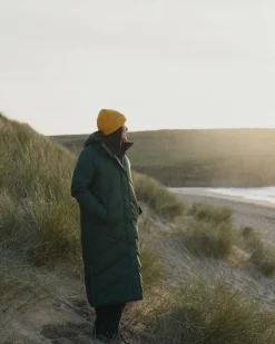 Tasman Recycled 2.0 lange, isolierte Jacke - Tannengrün