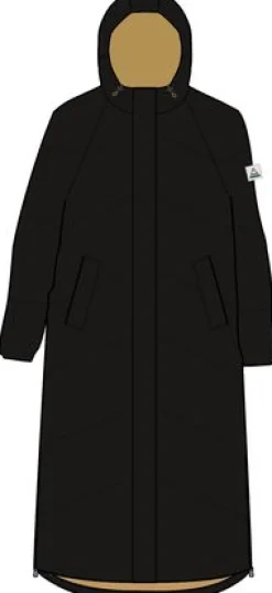Tasman Recycled 2.0 lange, isolierte Jacke - Schwarz