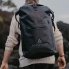 Tide Rucksack aus recyceltem Trockensack 25L - Schwarz