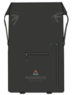 Tide Rucksack aus recyceltem Trockensack 25L - Schwarz