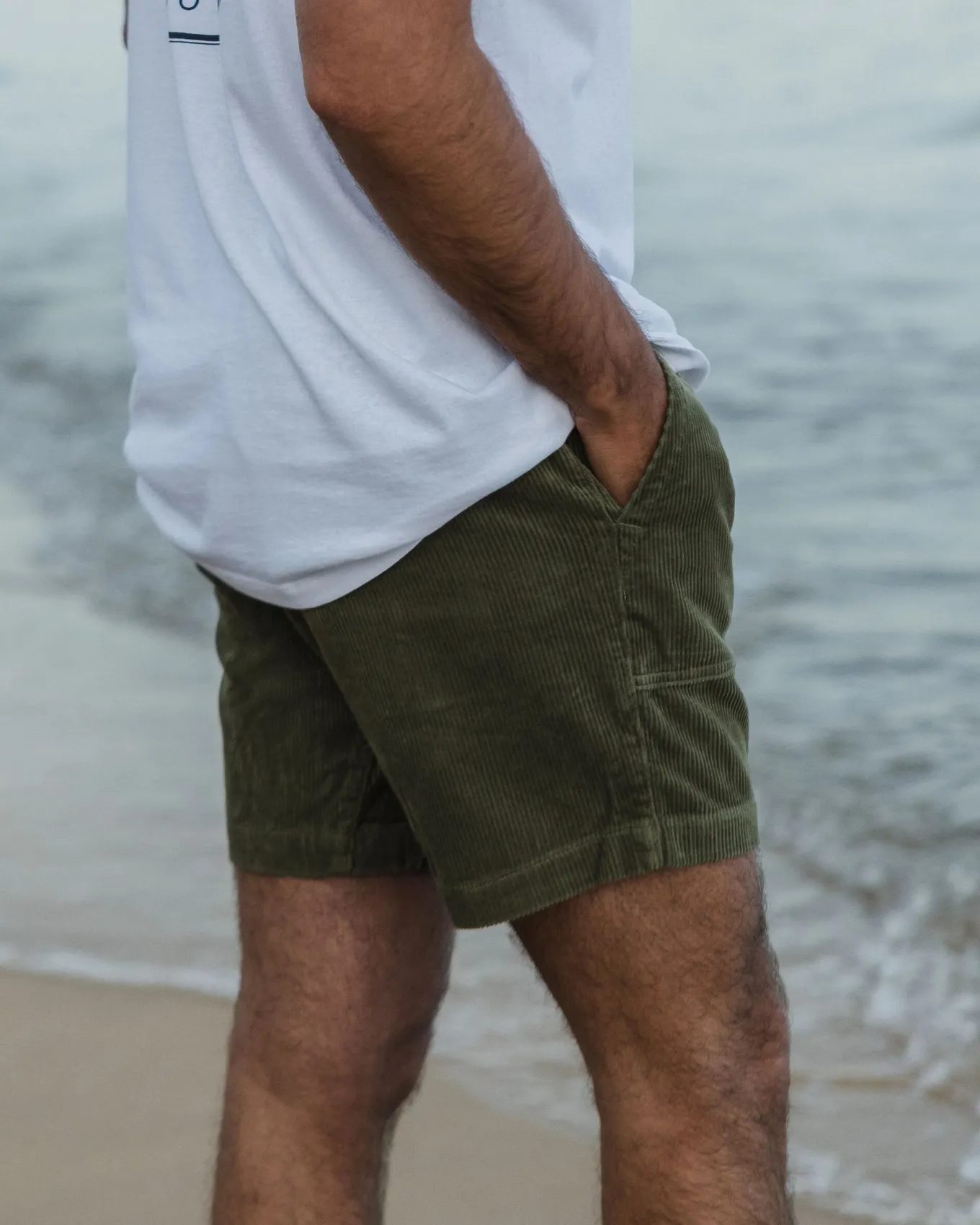 Topanga Cord Shorts - Khaki