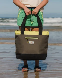 Tote recycelte Kühltasche - Khaki Multi