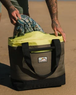 Tote recycelte Kühltasche - Khaki Multi