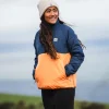 Trace Recycelte Thermore® Isolierte Jacke - Dunkelblau/Aprikose