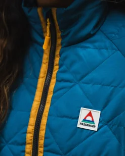 Trace Recycelte Thermore® Isolierte Jacke - Korsarblau/ Dschungelgrün