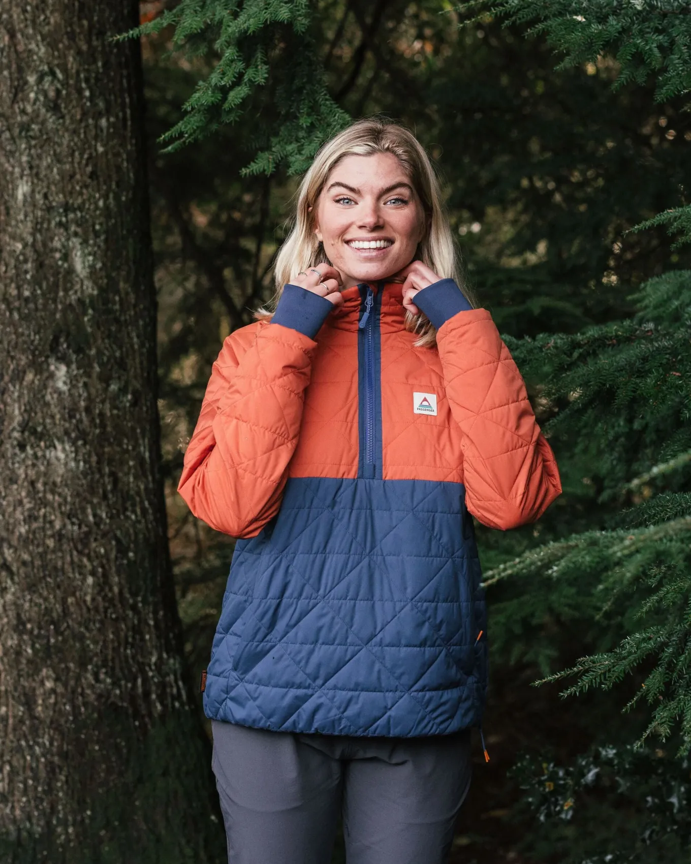 Trace recycyelter isolierter 2.0 Windbreaker - Verbranntes Orange