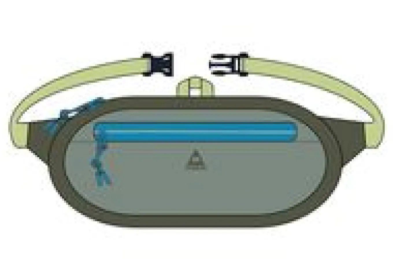 Trail Leichte Recycelte Packbare Bauchtasche - Khaki