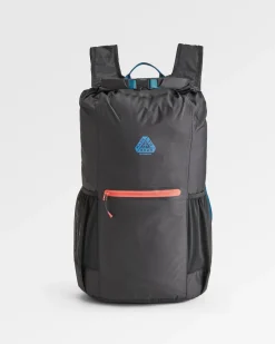 Trail Light Packbarer Rucksack aus recyceltem Material - Schwarz